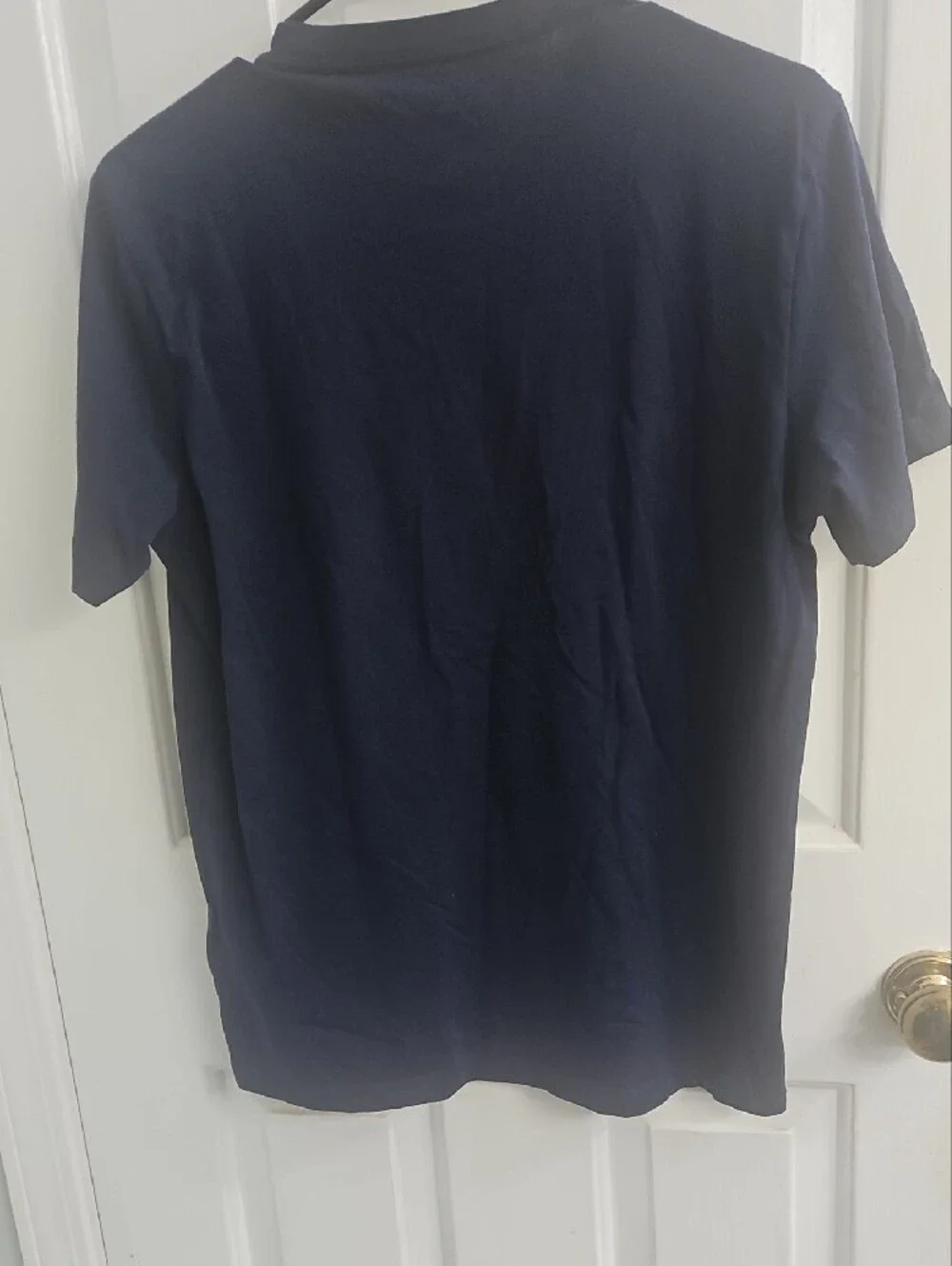 True Religion Navy T‑Shirt with Silver Logo Print